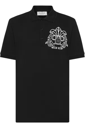 Philipp Plein Skull & Bones piqué polo shirt