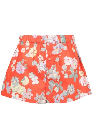 MERYLL ROGGE Floral-print cotton shorts