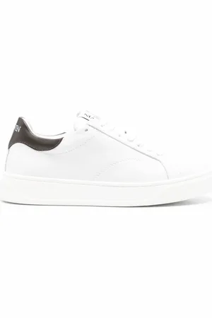 Lanvin Logo-patch leather sneakers