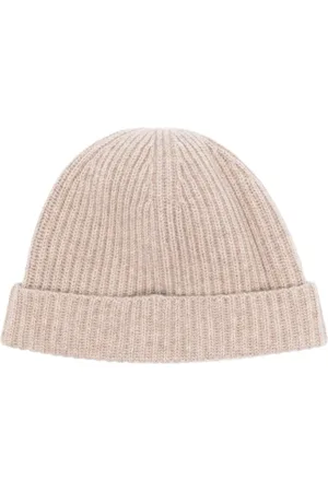 N.PEAL Cashmere ribbed beanie