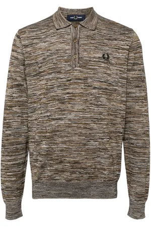 Fred Perry Space dye knitted shirt
