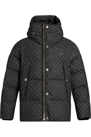 Etro Jacquard denim puffer jacket