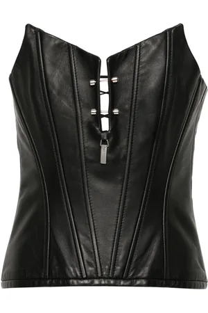 MITILIANE COUTURE Piercings leather corset