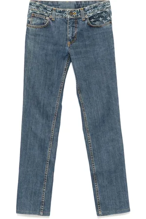 LOUIS VUITTON 2006 monogram denim trousers