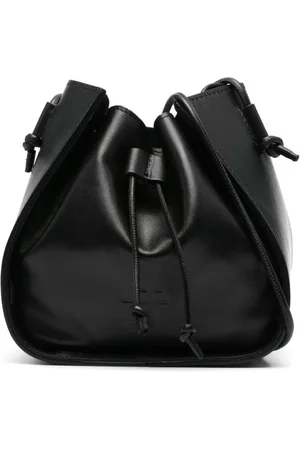 FORTE FORTE Logo-debossed bucket bag