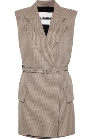 Jil Sander Checked vest