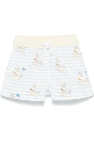 PATACHOU Pirates-print swim shorts