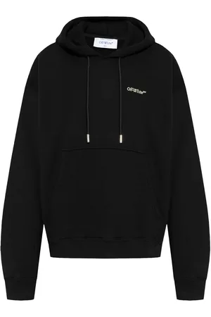 OFF-WHITE Logo-print cotton hoodie