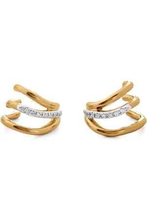 Monica Vinader Riva huggie earrings