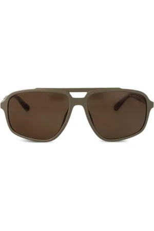 Emporio Armani Navigator-frame sunglasses