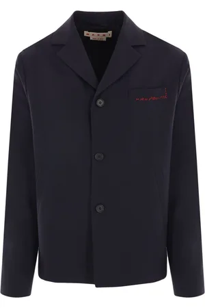 Marni Embroidered-logo jacket