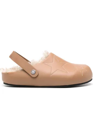 Stella McCartney Star-embroidery slippers