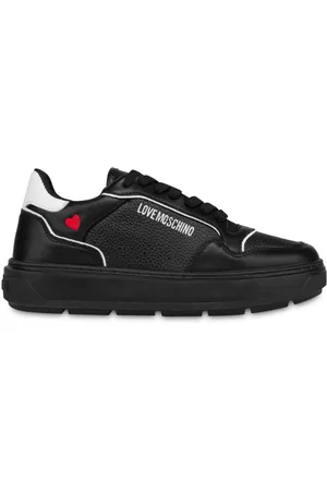 Moschino Logo-print panelled sneakers