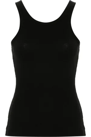 Nanushka Ribbed cotton-blend tank top