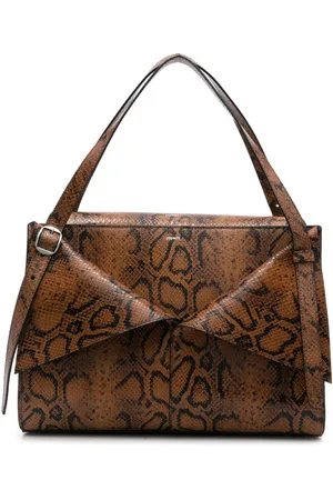 COPERNI Snakeskin-print tote bag