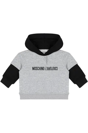 Moschino Logo-print cotton hoodie