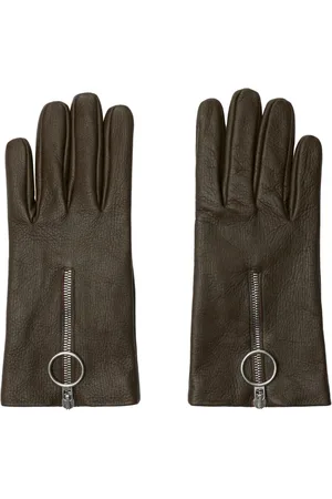 Burberry Zipped leather gloves
