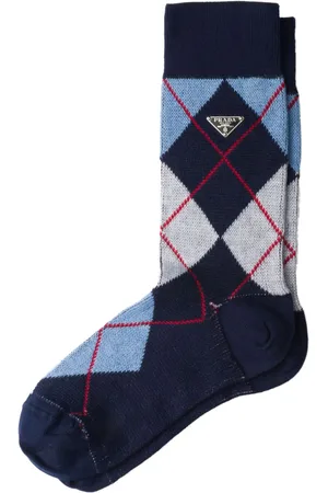 Prada Argyle cotton socks