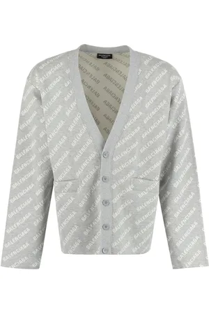 Balenciaga Logo-intarsia cardigan