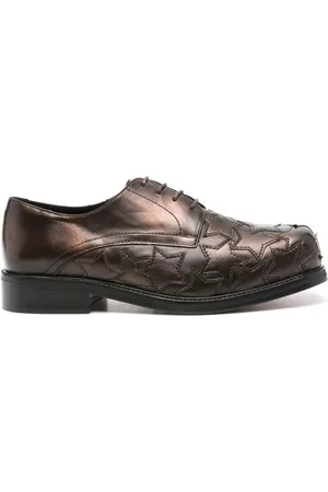 Stefan Cooke Star square-toe derby shoes