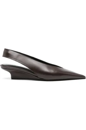 Totême 40mm The Wedge-Heel slingback pumps
