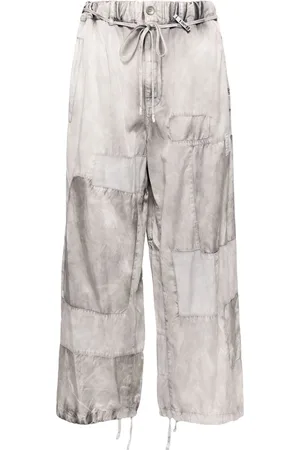 Maison Mihara Yasuhiro Repair satin pants