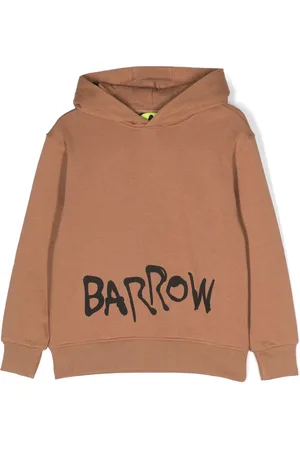 BARROW Logo-print cotton hoodie