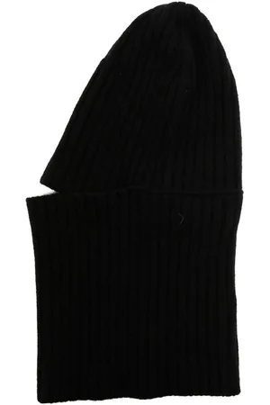 LANEUS Ribbed-knit wool balaclava
