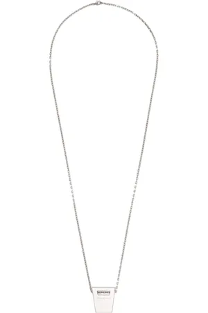 Rick Owens Dogtag charm necklace