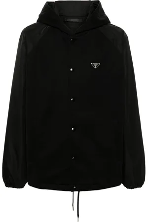 Prada Enamel triangle-logo jacket