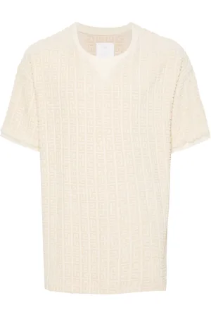 Givenchy Jacquard-pattern towelling-finish T-shirt
