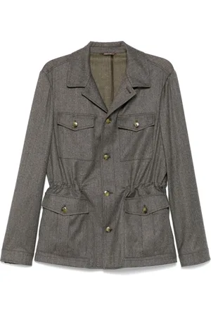 CANALI Wool shirt jacket