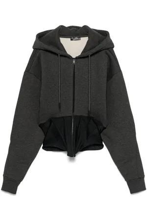 MUGLER Corseted hoodie