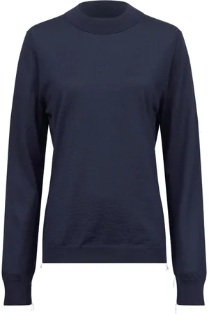 Maison Margiela Ribbed-edge wool sweater