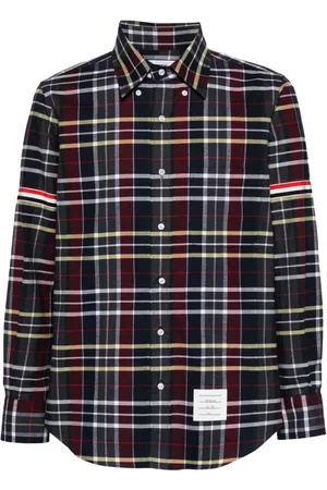 Thom Browne Tartan-check flannel shirt