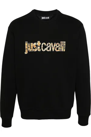 Roberto Cavalli Logo-print cotton sweatshirt