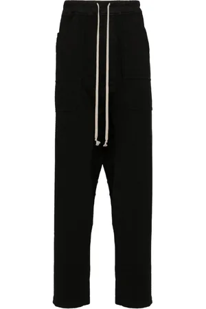 Rick Owens Drawstring cargo track pants