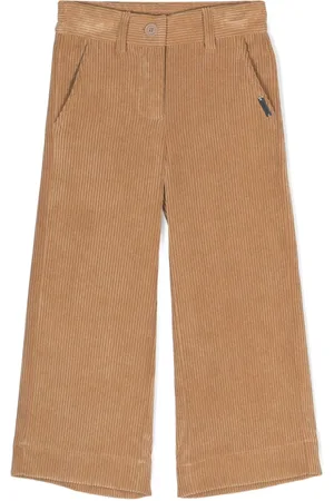 MONNALISA Corduroy wide-leg trousers