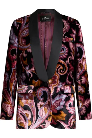 Etro Velvet jacquard blazer