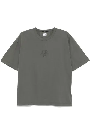 C.P. Company Logo-embroidered T-shirt