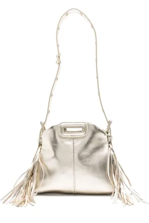 Maje Mini Miss M metallic shoulder bag