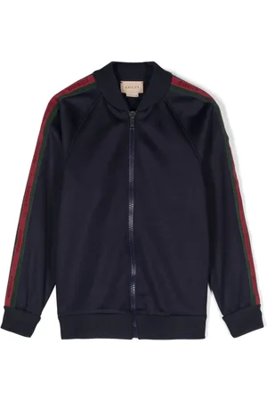 Gucci Technical jersey zip-up jacket