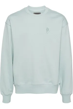 Musium Div. Tonal embroidered back sweatshirt