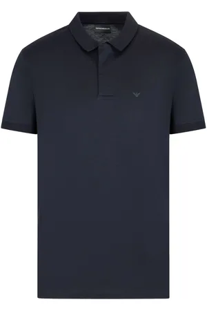 Emporio Armani Travel Essentials lyocell-blend jersey polo shirt