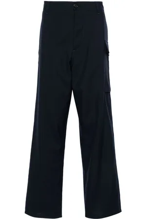 Marni Logo-embroidered cargo trousers