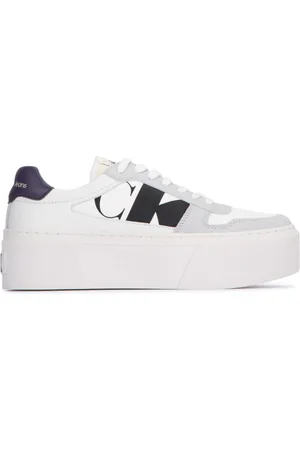 Calvin Klein Logo-lettering platform trainers
