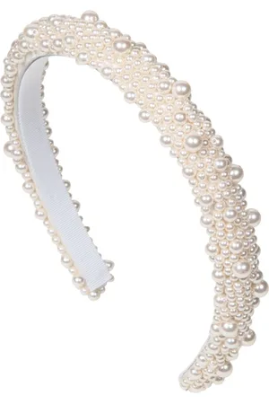 Jennifer Behr Brittany pearl-detailing headband