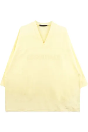 FEAR OF GOD Logo-flocked cotton T-shirt