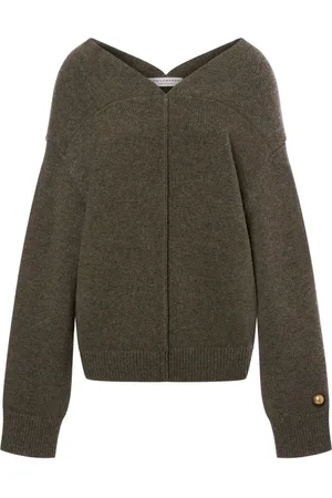 Serafini Pin-detail V-neck jumper