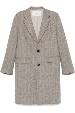 Ami Herringbone coat